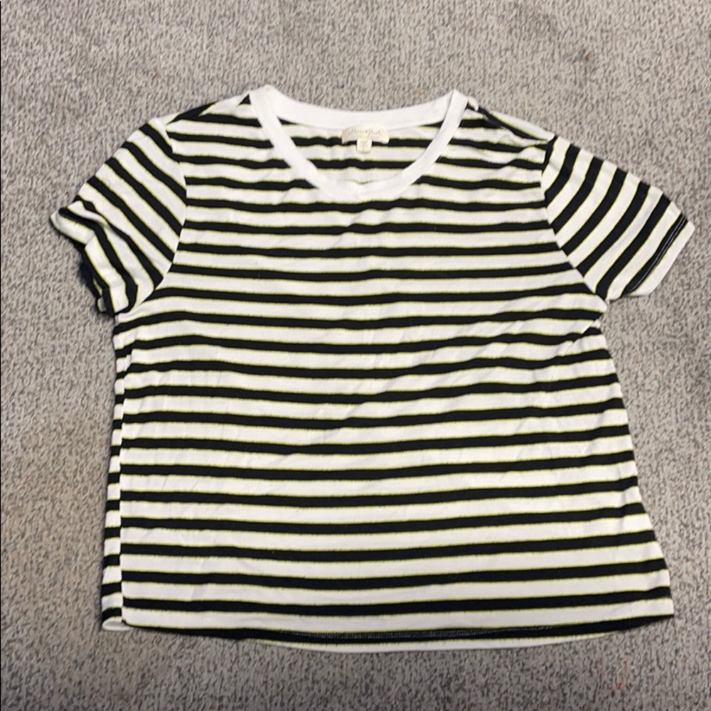 Stripped Crop Top